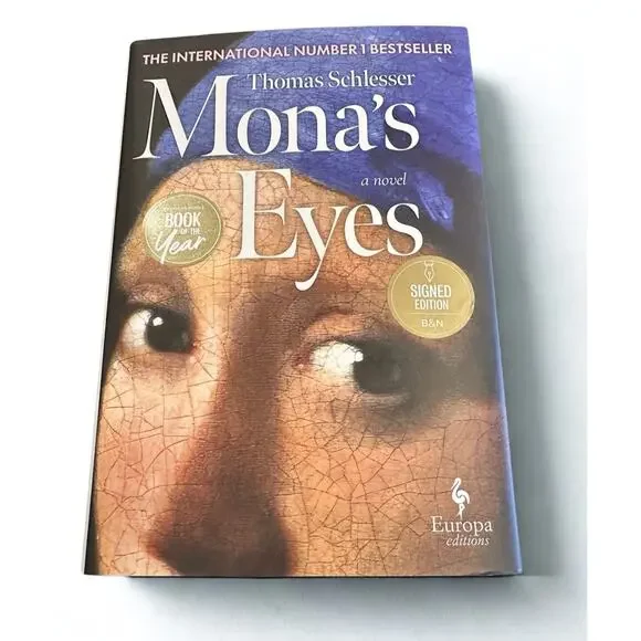 Mona’s Eyes Signed Hardcover Thomas Schlesser 2025 B&N Book of the Year New - Picture 2 of 8